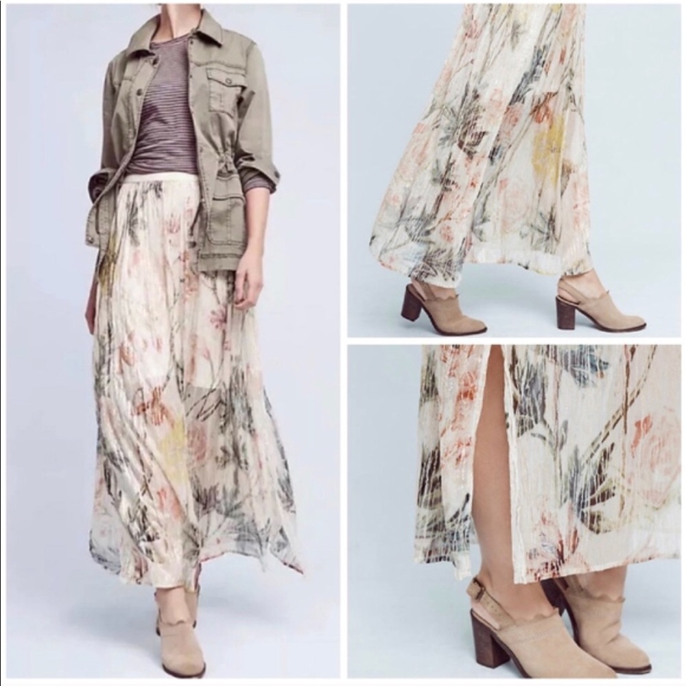 MOVING SALE NWT ~ Anthro BLANK Daybreak MAXI Skirt